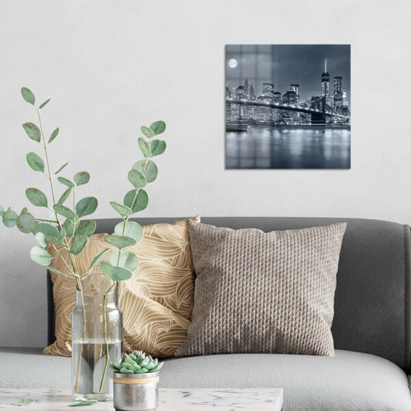 Wandbild - Vollmond über New York – Bild 3