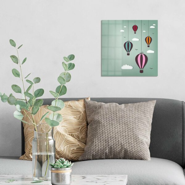 Wandbild - Comic Heißluftballons – Bild 3