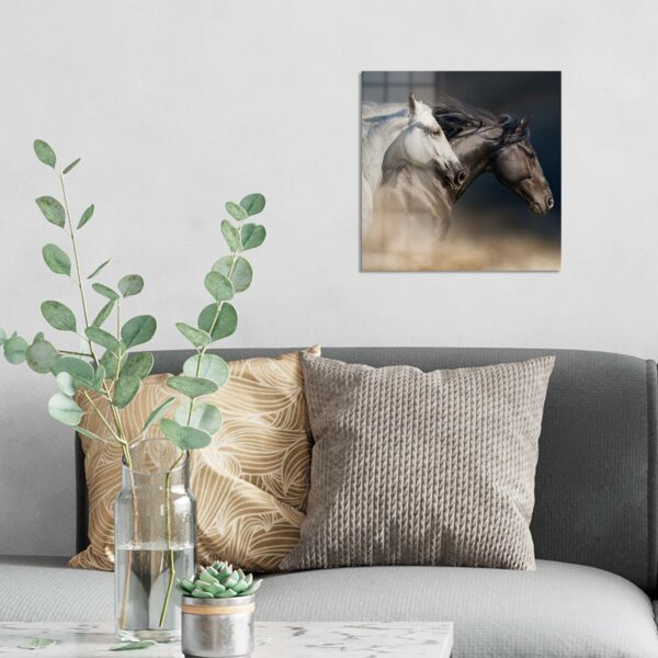 Wandbild - Pferde-Trio im Galopp – Bild 3