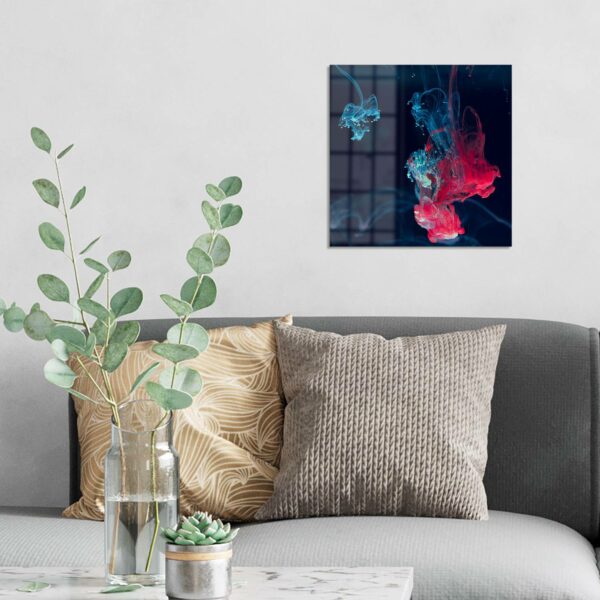 Wandbild - Tintentropfen im Wasser – Bild 3