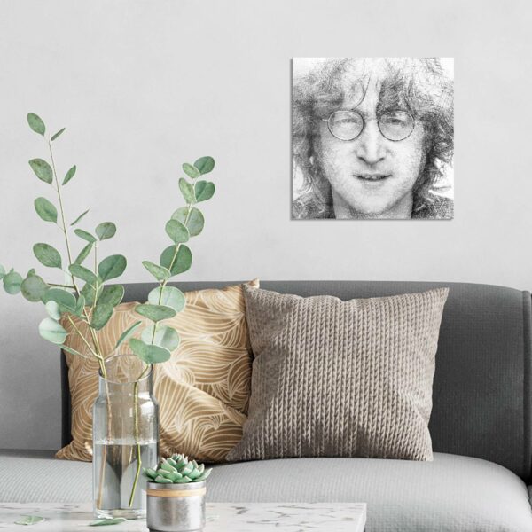 Wandbild - John Lennon Zeichnung – Bild 3