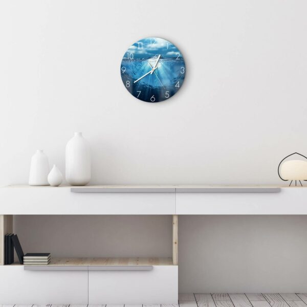Wanduhr - Querschnitt Wasserpegel – Bild 3