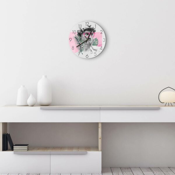 Wall Clock - Hip Young Man Sculpture - Image 3