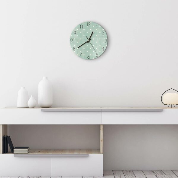 Wanduhr - Serviettendesign – Bild 3