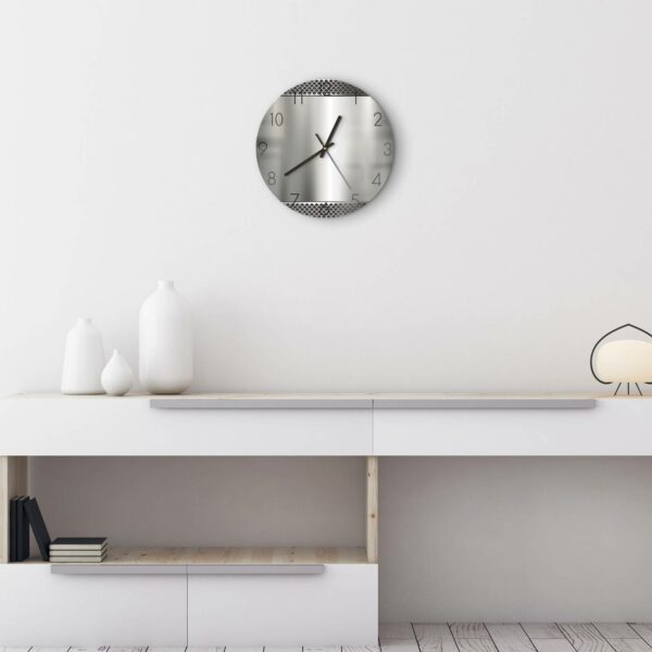 Wall Clock - Matte Shimmering Metal - Image 3