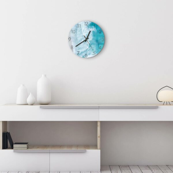 Wall Clock - Sea Surf From Above - Image 3