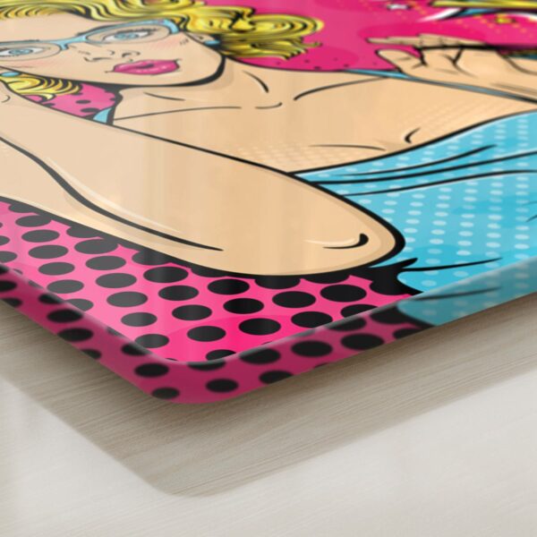Chopping Board - Astonished Blonde: WOW - Image 4