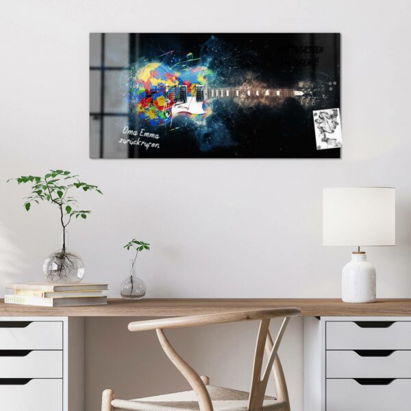 Magnettafel - Zerspringende E-Gitarre – Bild 4