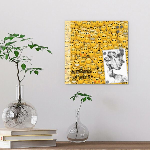 Magnettafel - Vielzahl von Smileys – Bild 4