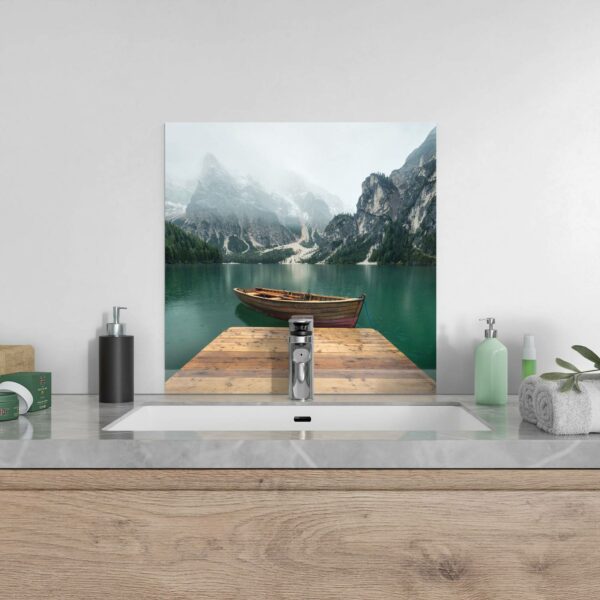 Splashback - Mountain Lake And Jetty - Image 4