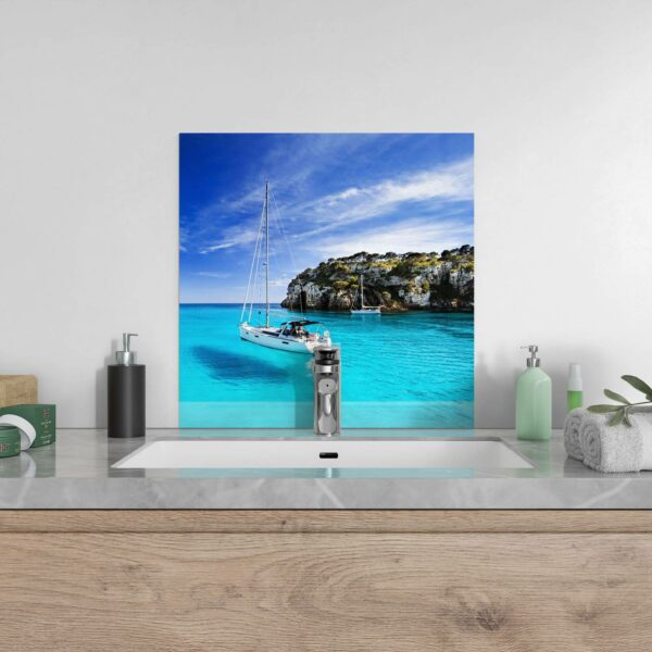 Splashback - Sailboats In A Bay - Image 4