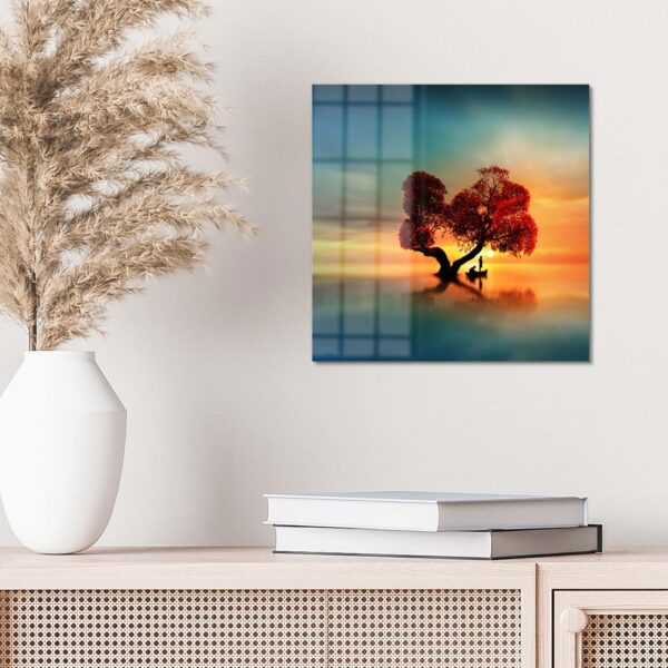 Wandbild - Fischerboot unter Baum – Bild 4