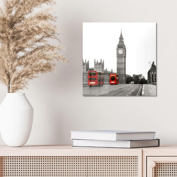 Wandbild - Rote Busse vor Big Ben – Bild 4