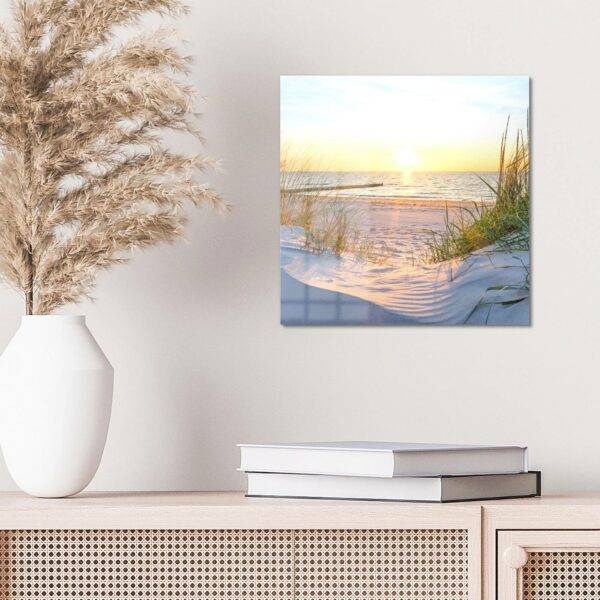 Wandbild - Abendsonne an der Ostsee – Bild 4