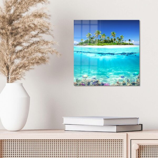 Wandbild - Insel im tropischen Meer – Bild 4