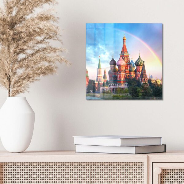 Wandbild - Regenbogen über Moskau – Bild 4
