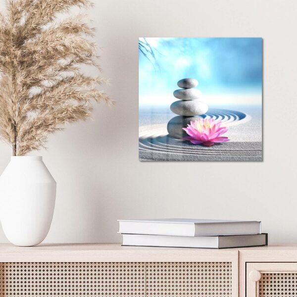 Wandbild - Motiv eines Zen-Gartens – Bild 4
