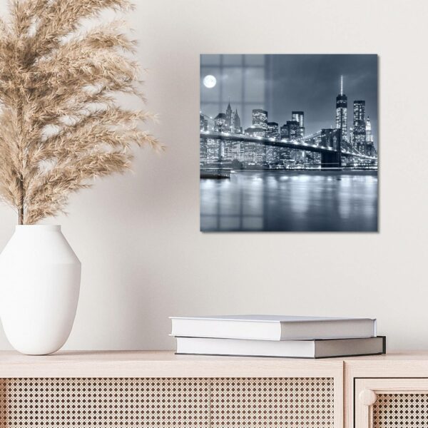 Wandbild - Vollmond über New York – Bild 4