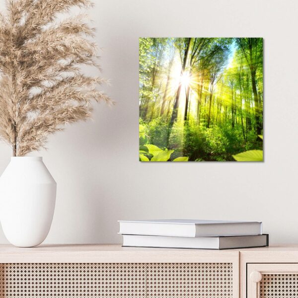 Wandbild - Licht durchdringt Bäume – Bild 4