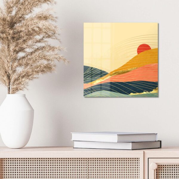 Wall Art - Abstract Mountain Scenery - Image 4