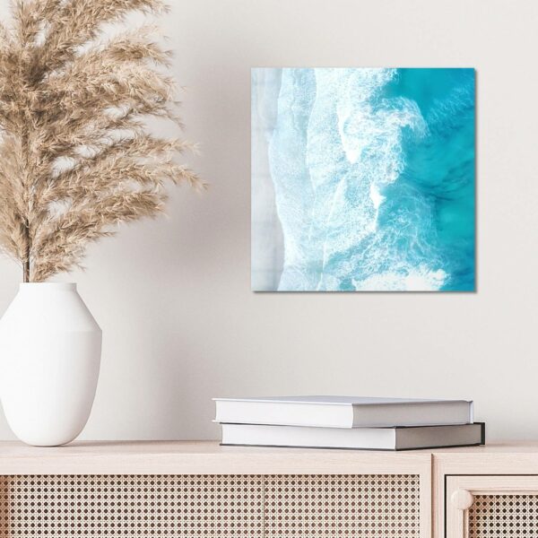Wandbild - Meeresbrandung von oben – Bild 4