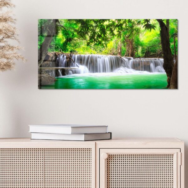 Wandbild - Wasserfall im Regenwald – Bild 4