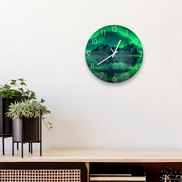 Wanduhr - Vestrahorn im Polarlicht – Bild 4