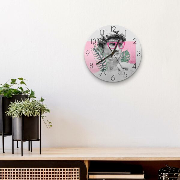 Wall Clock - Hip Young Man Sculpture - Image 4