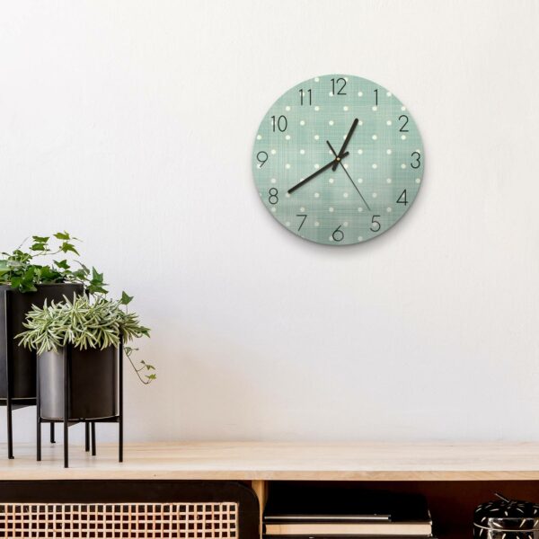 Wanduhr - Serviettendesign – Bild 4