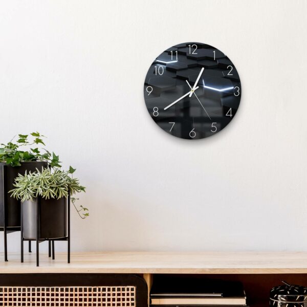 Wall Clock - Hexagon Surface - Image 4