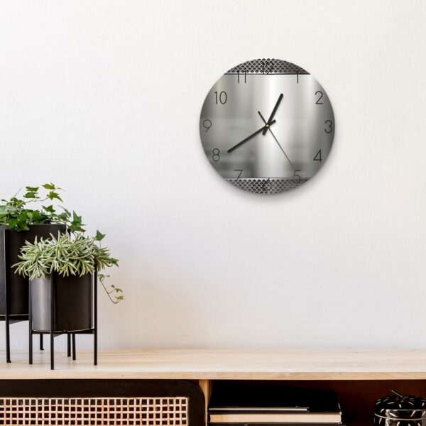 Wall Clock - Matte Shimmering Metal - Image 4