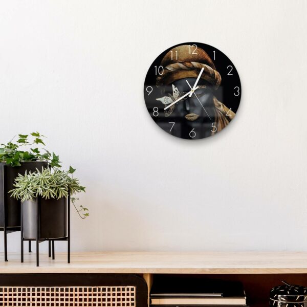 Wanduhr - Frau mit Turban – Bild 4