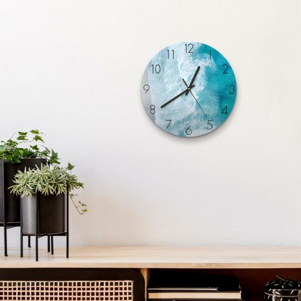 Wall Clock - Sea Surf From Above - Image 4
