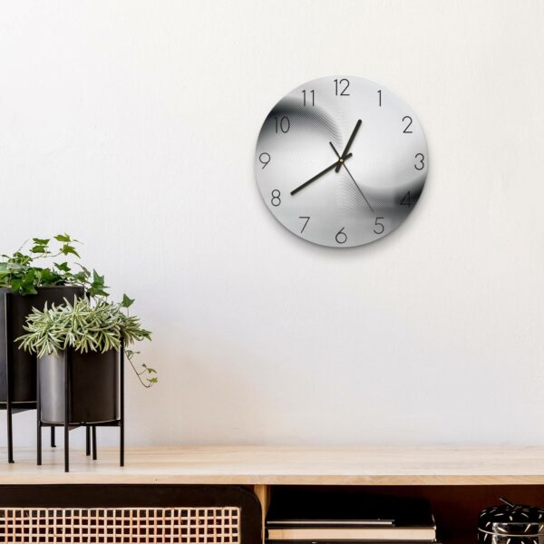 Wall Clock - Round Groove Pattern - Image 4