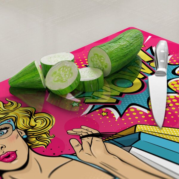 Chopping Board - Astonished Blonde: WOW - Image 5
