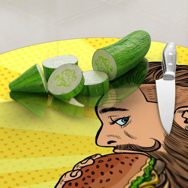 Chopping Board - Bearded Man Eats Burger - Image 5