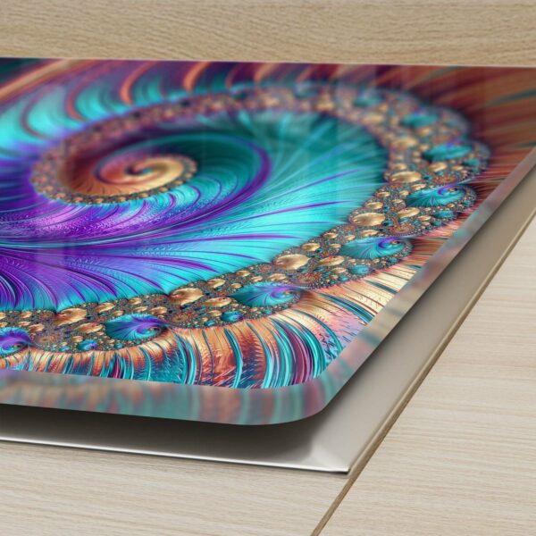 Herdabdeckplatte - Fantasievolle Farbspirale – Bild 5