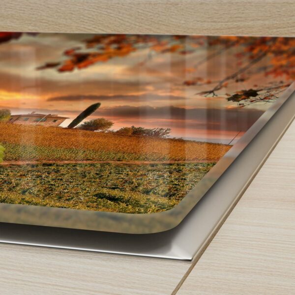 Herdabdeckplatte - Fotocollage Weißwein – Bild 5