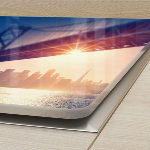 Herdabdeckplatte - Golden Gate Bridge abends – Bild 5