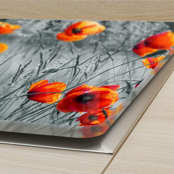 Hob Cover - Red Poppies - Image 5