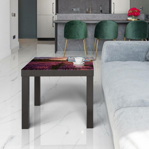 Side Table - Lavender Rows At Dusk - Image 5