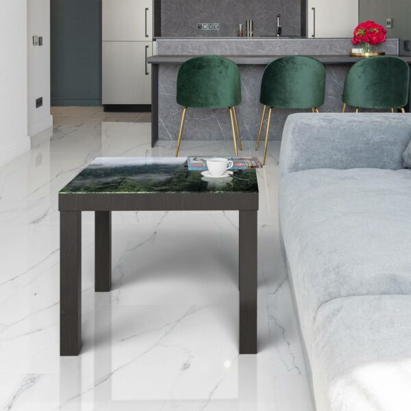 Side Table - Foggy Fir Tree Tops - Image 5