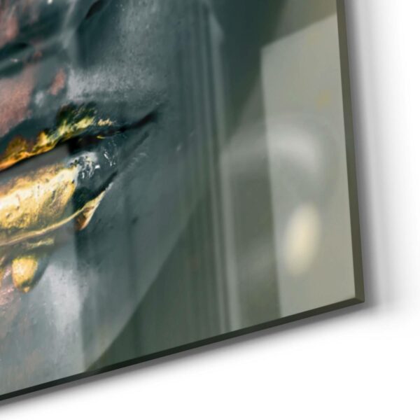 Wandbild - Frau mit Gold im Gesicht – Bild 5