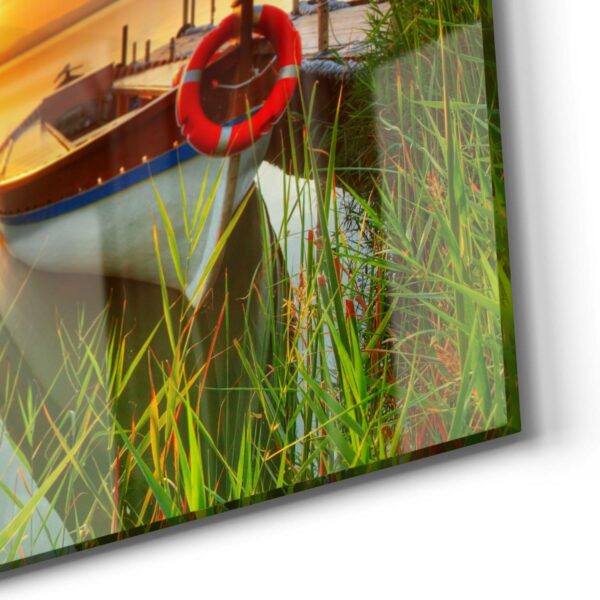 Wandbild - Boot am Steg auf Madeira – Bild 5