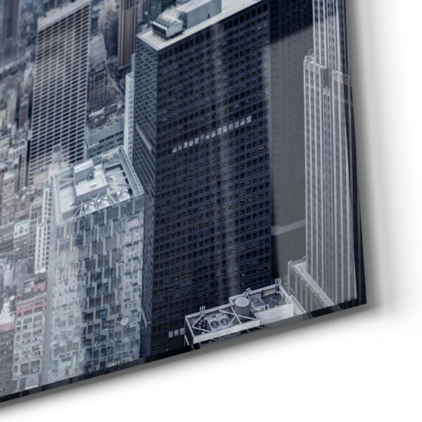 Wandbild - Blaue Skyline New York – Bild 5