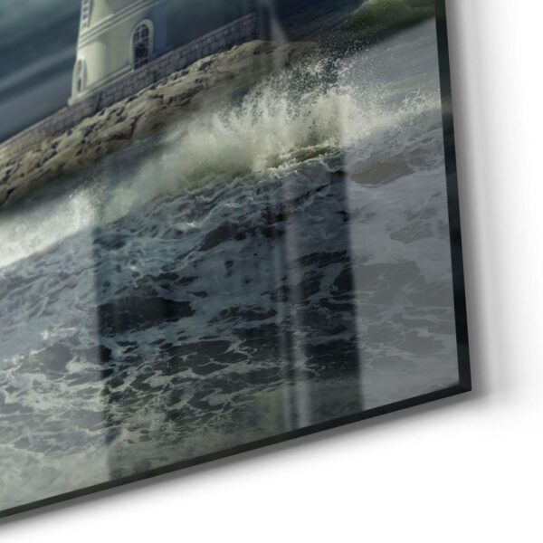 Wandbild - Leuchtturm im Sturm – Bild 5