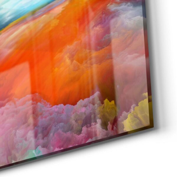 Wandbild - Gespiegelte Farbwolken – Bild 5