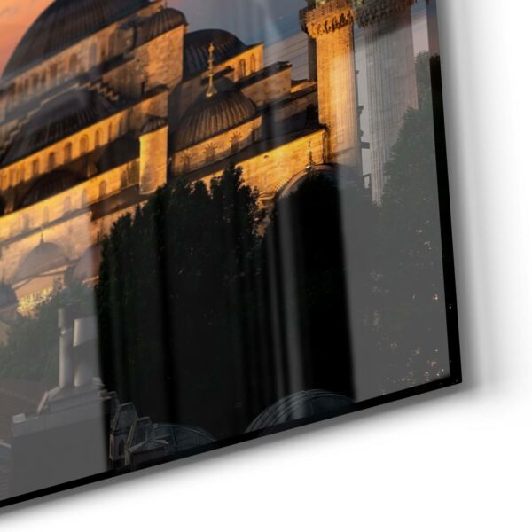 Wandbild - Mondsichel über Moschee – Bild 5
