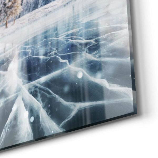 Wandbild - Zugefrorener See – Bild 5