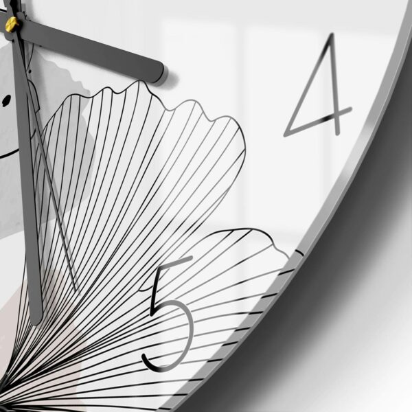 Wall Clock - Decorative Gingko Banner - Image 5